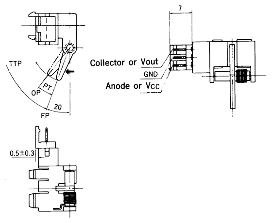 光電開關(guān)OS-5102-2尺寸規(guī)格