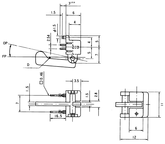 光電開關OS-1009尺寸規(guī)格