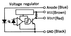 光電傳感器（光學傳感器）OJ-5101原理電路
