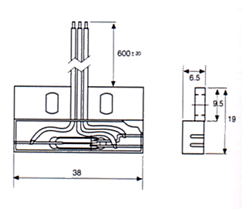 門磁開關(guān)（磁性開關(guān)/接近開關(guān)/接近傳感器）PS-1552尺寸規(guī)格